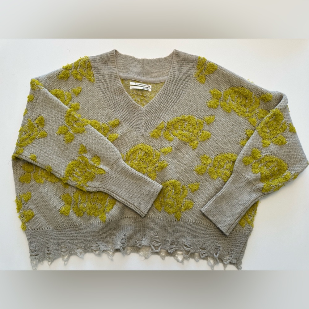 Anthropologie cropped sweater - like NEW, worn once!